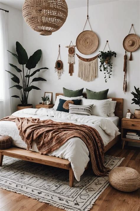 20 Simple Yet Trendy Boho Bedroom Ideas To Inspire Your Decorating Style In 2024 Boho Style