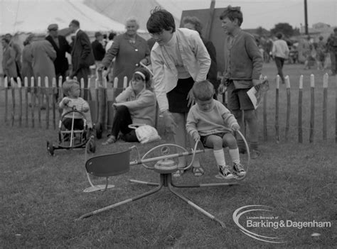 Dagenham Town Show 1967 Showing Supervised Children With Toys In