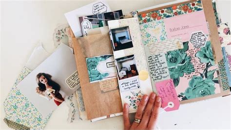 Junk Journal With Me Ep 34 Journaling Process Video Youtube