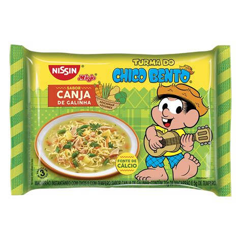 Macarrão Instantâneo Canja de Galinha Turma do Chico Bento Nissin Miojo