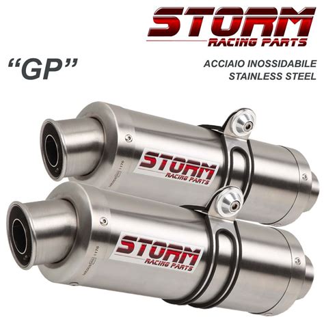 Exhaust Storm By Mivv Mufflers Gp Steel Aprilia Tuono Fighter