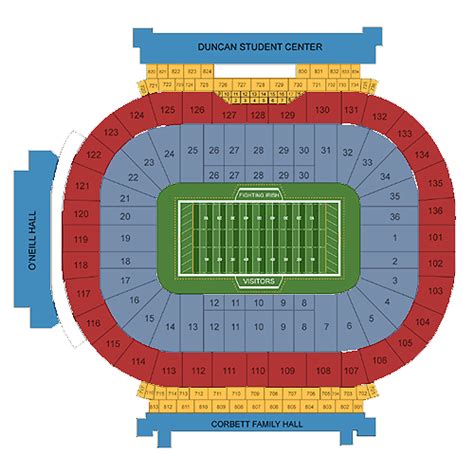 Notre Dame Stadium Map Gates Metal Detectors Coming To University Of