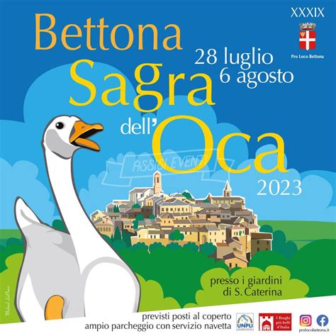 Sagra Dell Oca Bettona Dal 28 Luglio Al 6 Agosto 2023