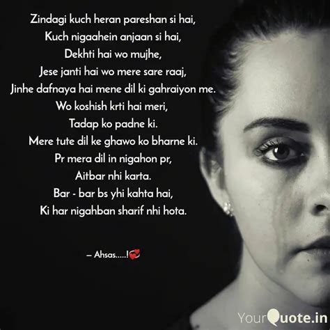 Zindagi Kuch Heran Paresh Quotes Writings By Nhi Btana YourQuote