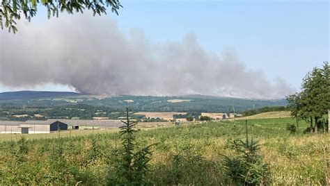 Incendie dans les Monts d Arrée 1 400 hectares déjà détruits plus de