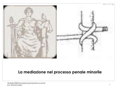 PPT La Mediazione Nel Processo Penale Minorile PowerPoint