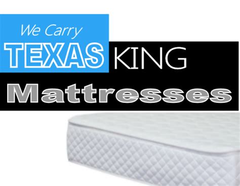 Texas King Beds and Mattresses USA Built (Size 80" x 98")