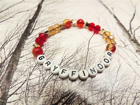 Harry Potter Friendship Bracelets Gryffindor Slytherin Etsy