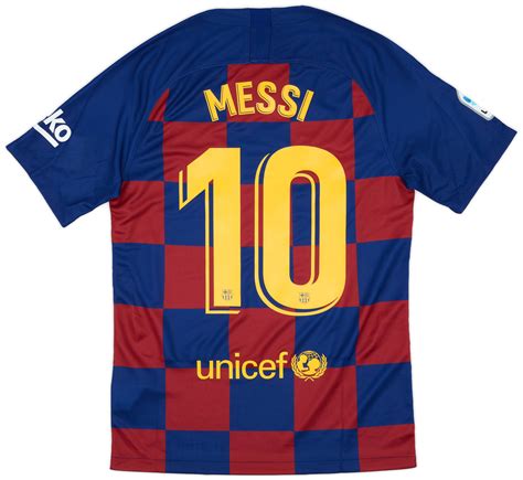 2019 20 Barcelona Home Shirt Messi 10 S