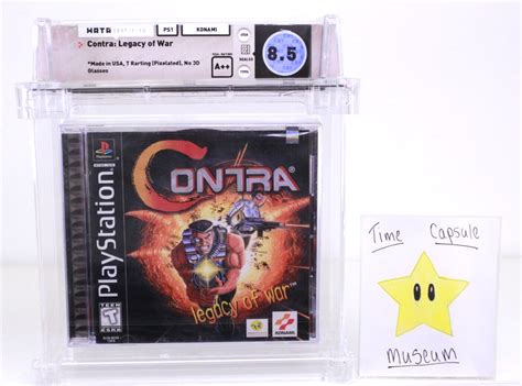 Contra Legacy Of War New Playstation 1 Ps1 Factory Sealed Wata Vga