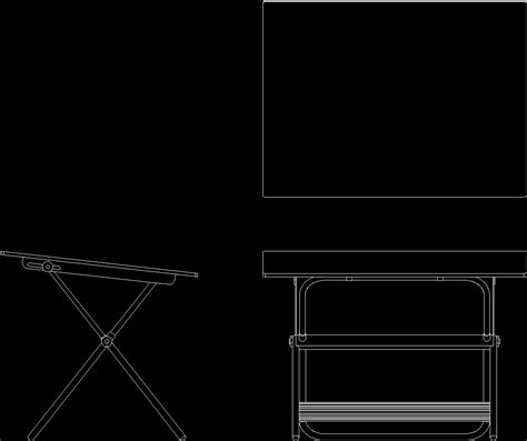 Drawing Board 2D DWG Block For AutoCAD Designs CAD