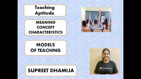 Teaching Aptitude Meaning Characteristics Models Of Teaching Nta Ugc