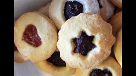 Italian Shortbread Biscuits With Jam Youtube