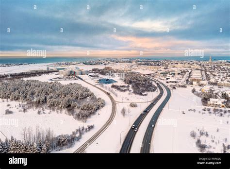 Winter Reykjavik Iceland Stock Photo Alamy