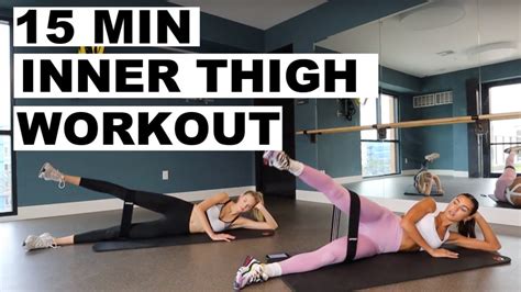 15 MIN INNER THIGH WORKOUT Toned Tightened Legs Sanne Vloet