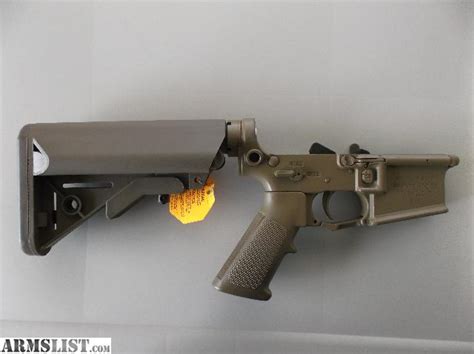 ARMSLIST For Sale Knights Armament Kac SR 15 Lower Receiver FDE