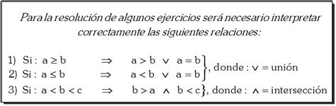 Desigualdades E Inecuaciones Formulas Y Ejercicios