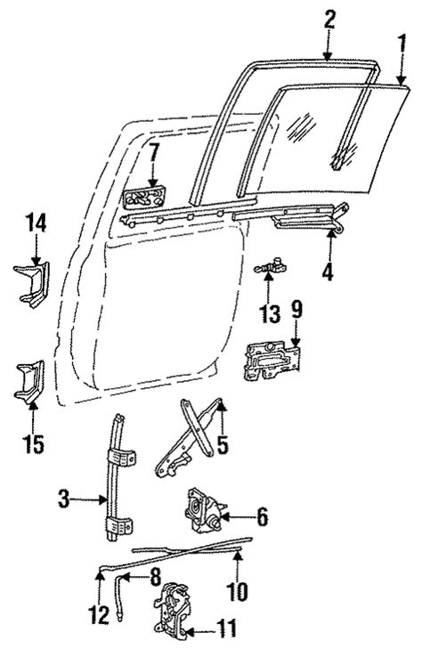 Rear Door For 1999 Chevrolet Suburban K1500 Gm Parts Online