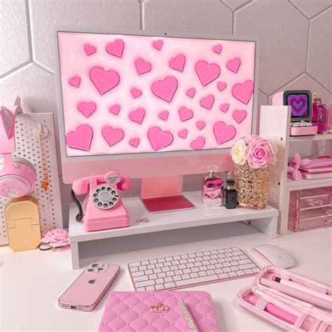 Sj • My Pink Desk Space 🎀 On Instagram Happy Monday 🎀 Hope Everyone