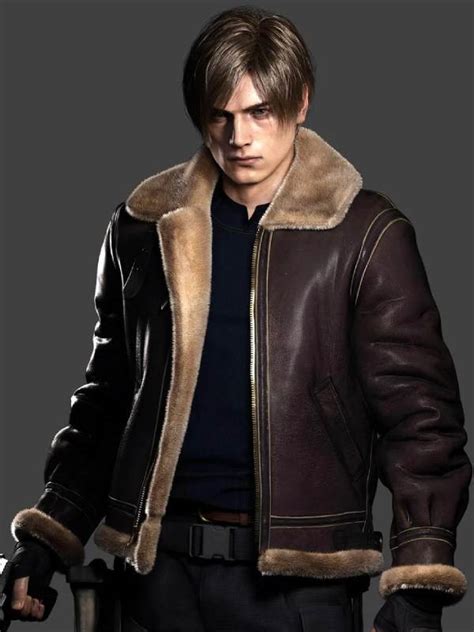 Resident Evil 4 Remake Leon Kennedy Bomber Jacket | RE4 Remake Leon Jacket