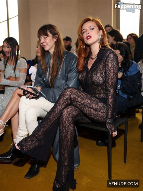 Bella Thorne Sexy Shows Off Her Hot Boobs At The Philosophy Di Lorenzo Serafini Fashion Show In