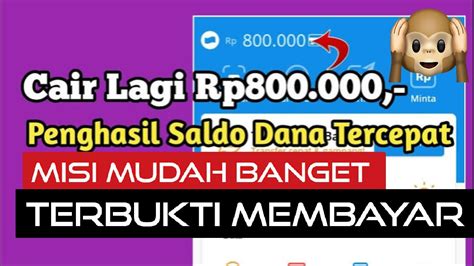 Misi Mudah Langsung Cair Saldo Dana Aplikasi Penghasil Uang