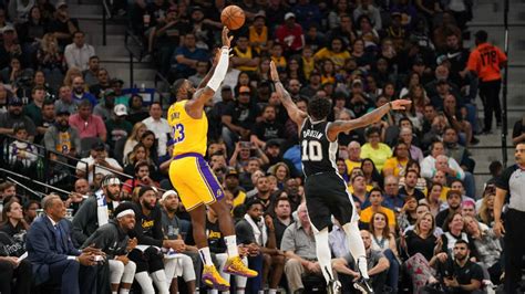 Lakers Lebron James Credits The Spurs For Forcing Him To Improve His Shooting Game