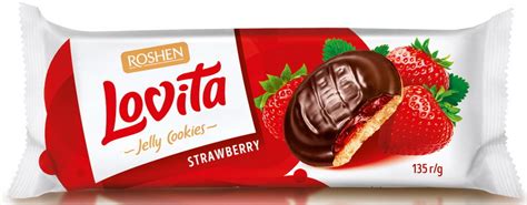 Lovita Jelly Cookies With Strawberry Flavor - Natural Sweets
