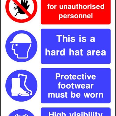 Multi Safety Signs Sign HFE Signs Banners