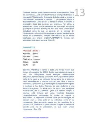 Analogias Verbales Ejercicios Resueltos PDF