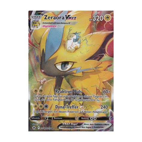 Zeraora Vmax Gg Gg Fullart Zenit Der K Nige Pokemon Karte Kaufen