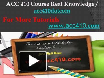 Ppt Acc Course Real Knowledge Acc Dotcom Powerpoint