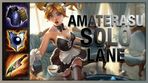 Smite [ranked] Amaterasu Solo Lane Gameplay Youtube