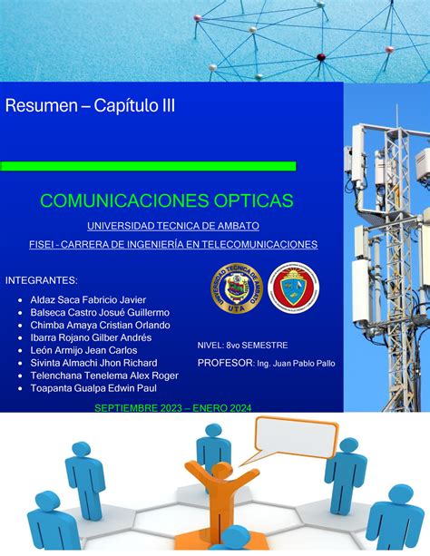 Cap Cap Tulo Comunicaciones Pticas Resumen Cap Tulo Iii