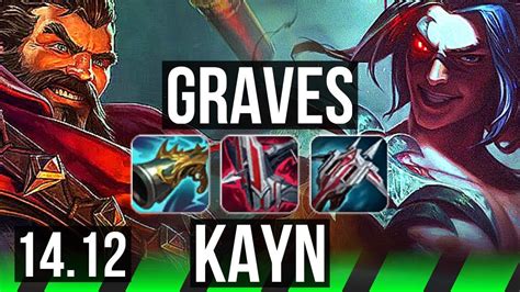 Graves Vs Kayn Jgl Winrate Legendary Na Master