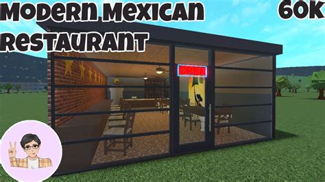 Mexican Restaurant Speedbuild Roblox Bloxburg Youtube