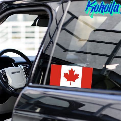 Canadian Flag Car Decals - Etsy