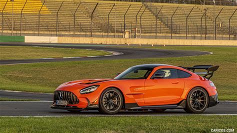 2021 Mercedes Amg Gt Black Series Color Magma Beam Front Three Quarter Caricos