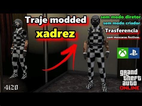 Gta Online Traje Xadrez Modded Insano Facil Transfer Ncia