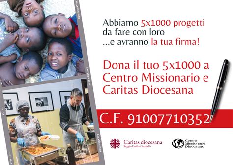 Dona Il Per Mille A Caritas E Centro Missionario Diocesi Reggio