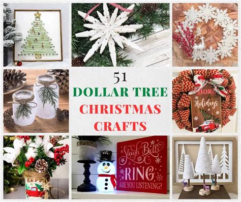 51 Quick And Easy Diy Dollar Tree Christmas Crafts 2023