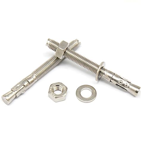 M8 M16 M12 M10 Screw M20 Standard Size Carbon Steel Zinc Plated Wedge Bolt Stainless Steel