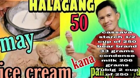 Pang Bahay Ice Cream Lang With Recipe Pinoy Sorbetes Youtube