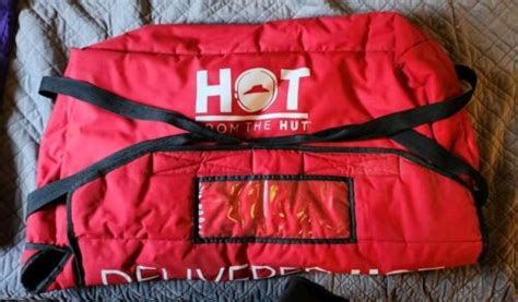 Pizza Hut Big Dinner Box Insulated Hot Bag For Delivery Holds Up To 10