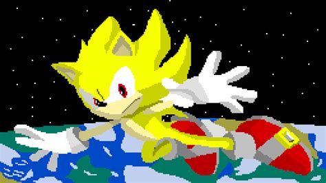 Pixilart Super Sonic By Eternal