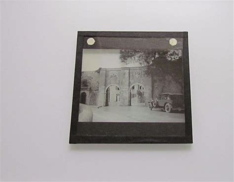 VINTAGE Magic Lantern Slide SOUTHPORT GATE GIBRALTAR C1930 PHOTO CAR EBay