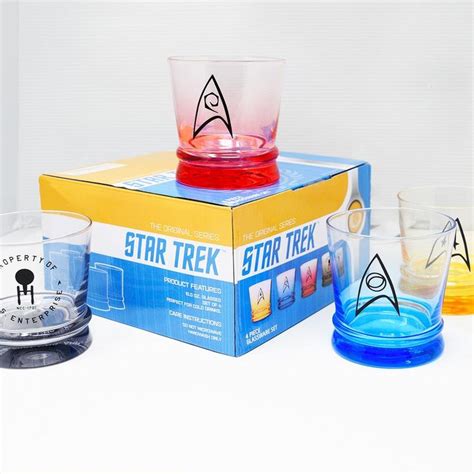 Star Trek The Original Series Glasses Set Of 4