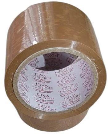 Diva Brown BOPP Tape Usage Feature Packaging Industry Tape Type