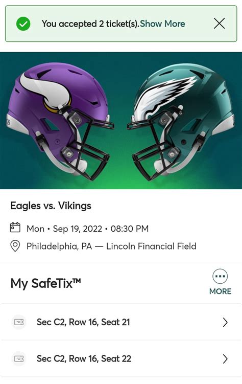 Eagles vs Vikings Tickets Giveaway ; 19SEP2022 ; PHL, PA : r/eagles