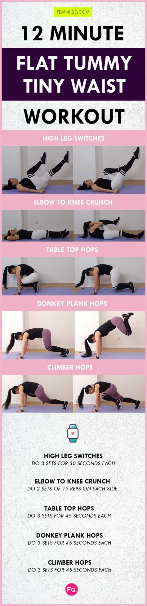 15 Workout For Tiny Waist And Flat Stomach Advanced Absworkoutchallenge